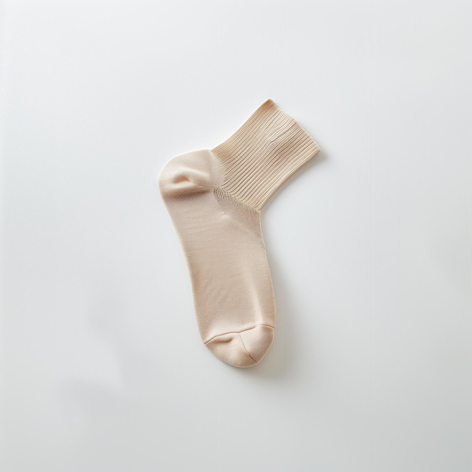White Crew Length Socks
